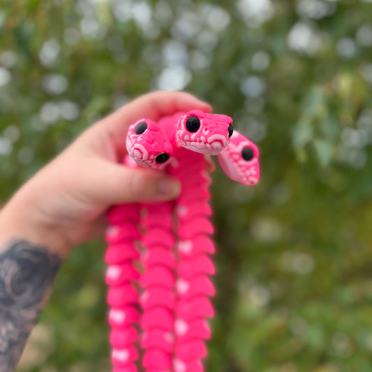 🌸 Introducing the Flexi Pink Sakura Snake 🌸