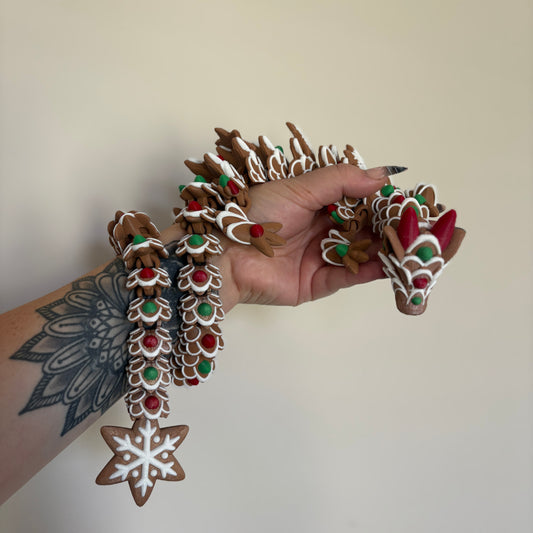 🎄 Introducing the Amazing Gingerbread Dragon - Just in Time for the holidays! 🎄