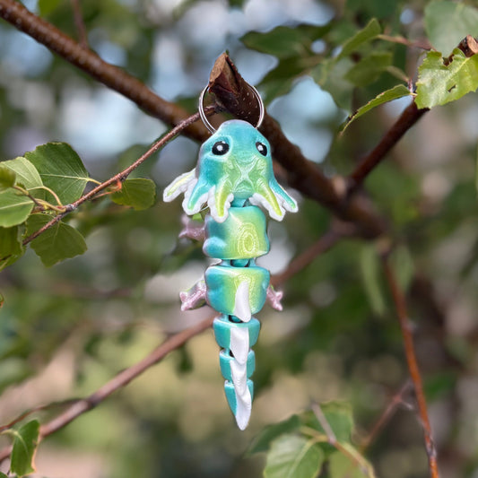 🌸 Adorable Axolotl Keychain - Cute & Colorful! 🌸