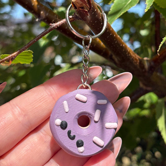 🍩 Kawaii Doughnut Keychain – Sweet, Adorable, and Deliciously Cute! 🍩