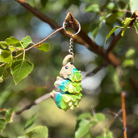 🌈 Rainbow Hedgehog Keychain – A Burst of Colour and Cuteness! 🌈