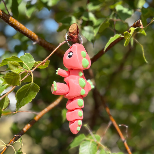 🌟 Adorable Baby Dino Keychain - Glow in the Dark! 🌟